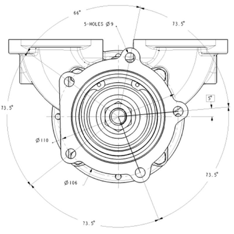Jabsco kjølevannspumpe 22040-0701S